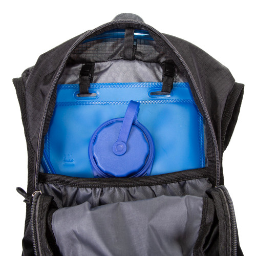 Stansport 12 Liter Day Pack With Hydration Bladder Black