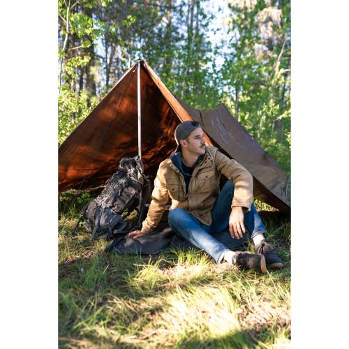 Stansport 12' X 16' Brown Light Duty Rip-Stop Tarp - 4 Pack
