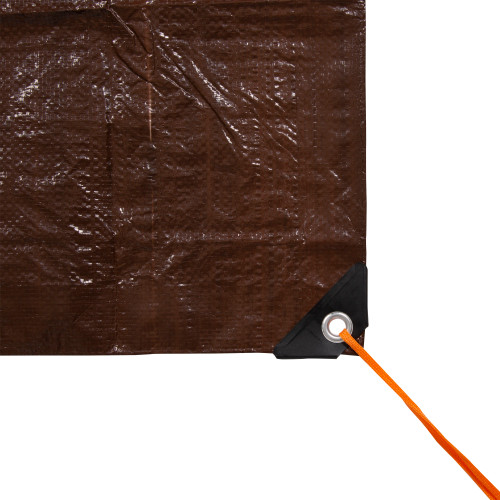 Stansport 5' X 7' Brown Light Duty Rip-Stop Tarp - 2 Pack