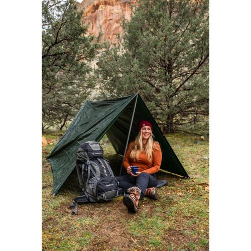 Stansport 6' X 8' Dark Green Medium Duty Rip-Stop Tarp - 2 Pack