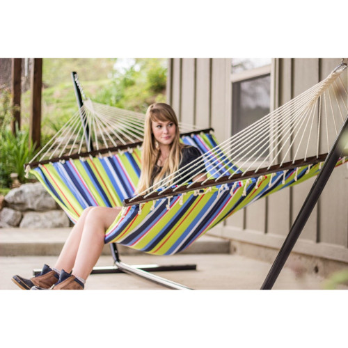 Stansport Antigua Double Polyester Hammock With Stand