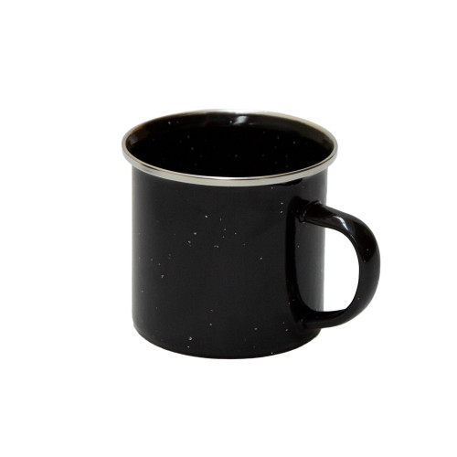 Stansport Enamel Percolator Coffee Pot & 4 Mug Set Black