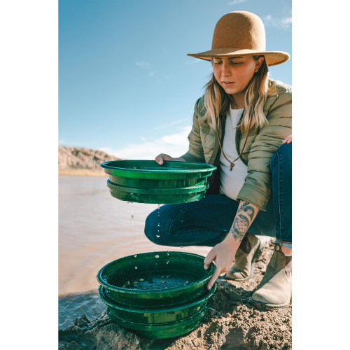 Stansport Gold Panning Classifier 1/8" Stainless Steel Mesh