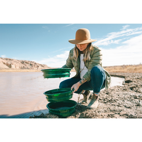 Stansport Gold Panning Classifier 1/8" Stainless Steel Mesh