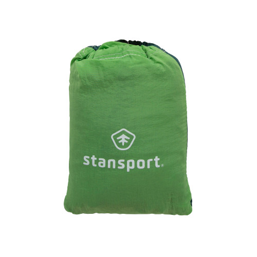 Stansport Newport 2-Person Traveler/Backpack Nylon Hammock Teal