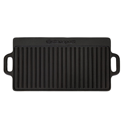 stansport Pre-Seasoned Cast Iron Griddle with Reversible Cooking Surface