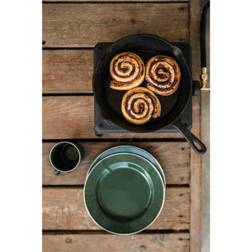 Stansport Pre-Seasoned Cast Iron Skillets 3 Piece Set