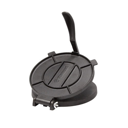 stansport Pre-Seasoned Cast Iron Tortilla Press - 8 Inch
