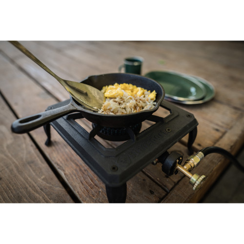 Stansport Single Burner Cast Iron Stove With Regulator Hose