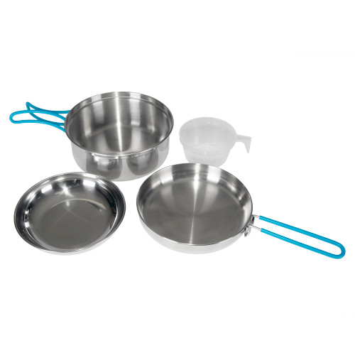 stansport 1 Person Cook Set Stainless Steel