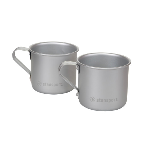stansport 12 Ounce Aluminum Drink Cups 2 Pack