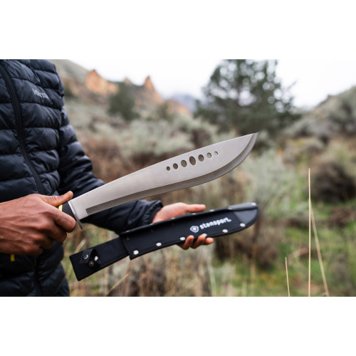 Stansport 15” Steel Machete With Sheath