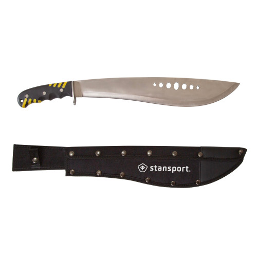 stansport 15” Steel Machete with Sheath