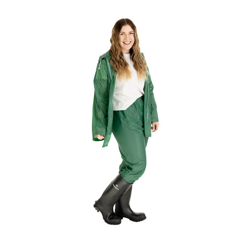 Stansport 3-Piece Deluxe Rainsuit Green