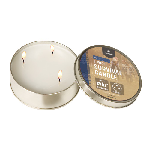 stansport 3-Wick Survival Candle