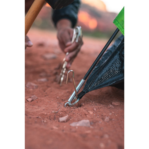 Stansport 7.5" Steel Skewer Tent Stakes 6 Pack