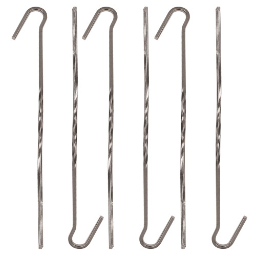 stansport 7.5" Steel Skewer Tent Stakes 6 Pack
