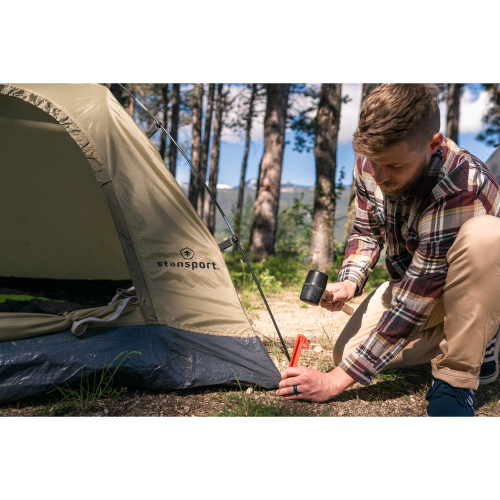 Stansport 9" Plastic Tent Stakes - 12 Pack