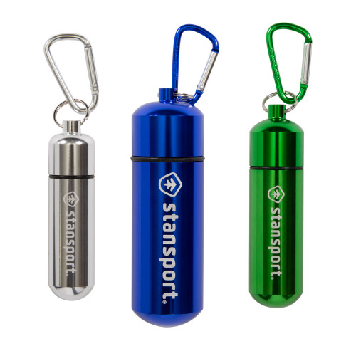 stansport Aluminum Storage Capsule Assorted 3-Pack