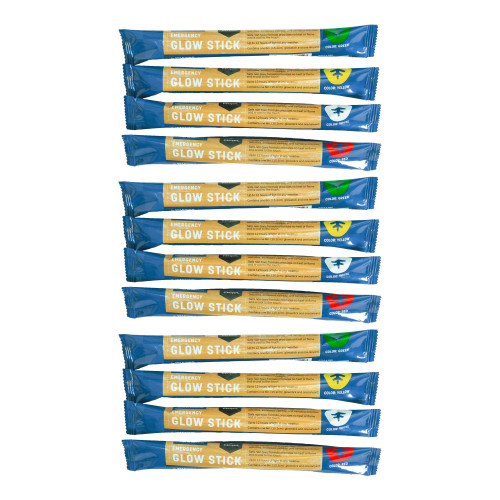 stansport Assorted Safety Light Sticks - 12 Pack