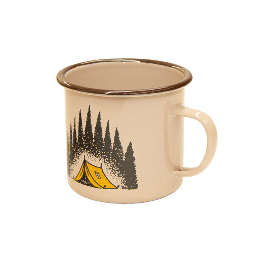 Stansport Camp Scene 24 OZ Enamel Mug Set - 2 Pack