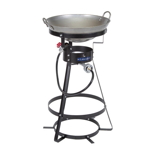 stansport Camp Stove with Carbon Steel Wok