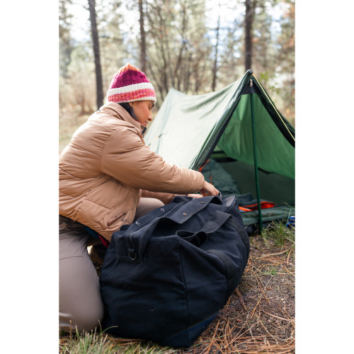 Stansport Canvas Parachute Cargo Bag Black