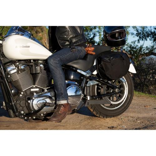 Stansport Canvas Saddle Bag Black