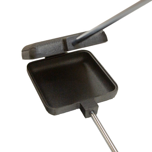 Stansport Cast Iron Square Pie Iron