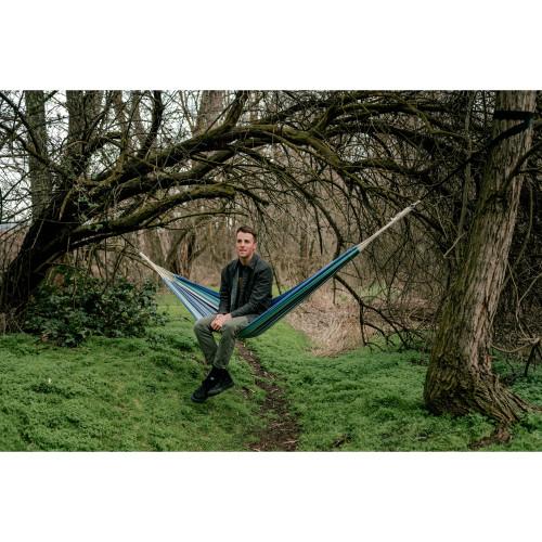 Stansport Cotton Blend Traveler Hammock Blue
