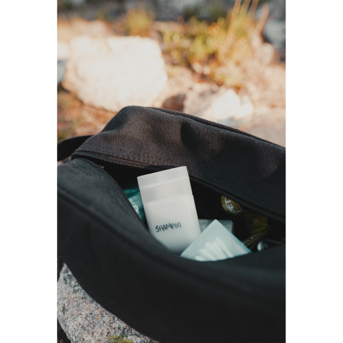 Stansport Cotton Canvas Travel Accessory Bag Black