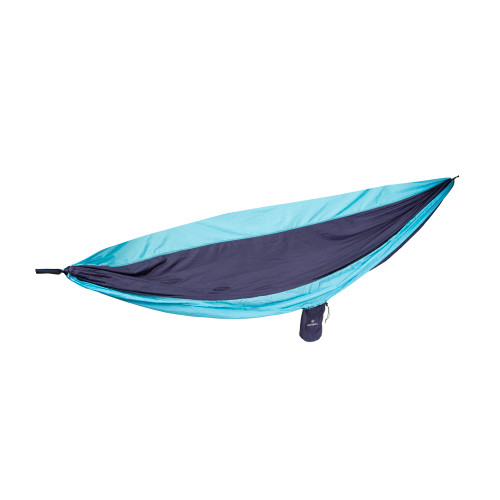 stansport Double Nylon Hammock Navy/Light Blue