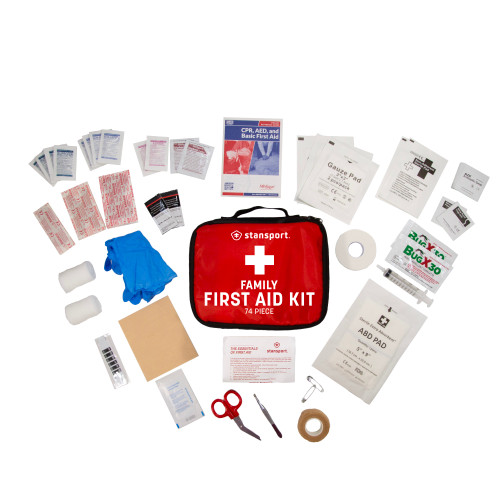 stansport Family First Aid Kit 74 Piece