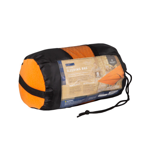 Stansport Fleece Sleeping Bag Orange