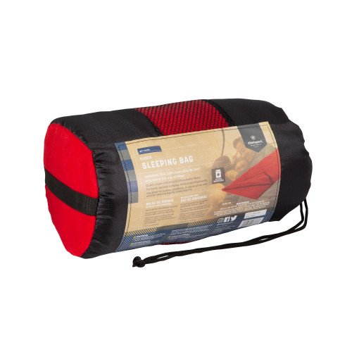 Stansport Fleece Sleeping Bag Red