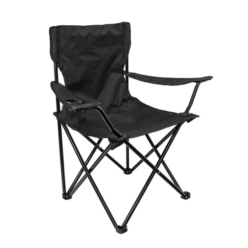 Stansport Folding Arm Chair With Dual Cup Holders