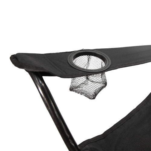 Stansport Folding Arm Chair With Dual Cup Holders