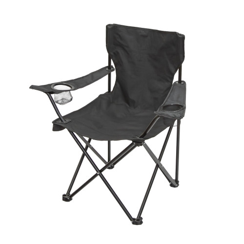 stansport Folding Arm Chair with Dual Cup Holders