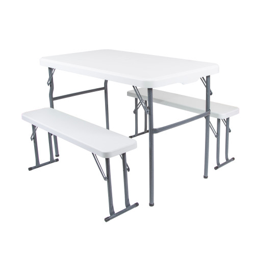 Stansport Heavy-Duty Camp Table With Benches