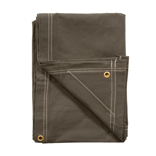 stansport Heavy-Duty Canvas Tarp O.D. Green