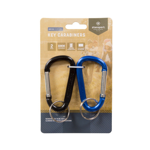 Stansport Key Carabiners 2 Pack
