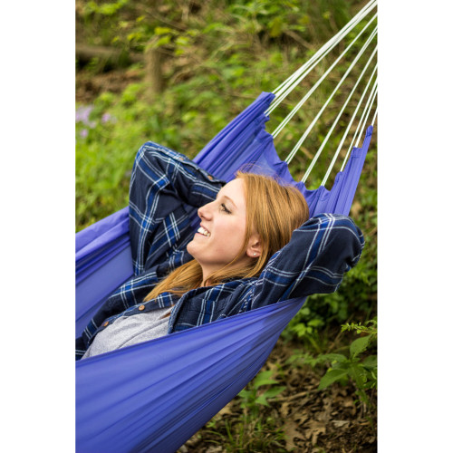 Stansport Packable Malibu Nylon Hammock Royal Blue
