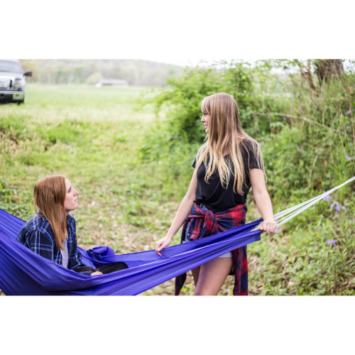 Stansport Packable Malibu Nylon Hammock Royal Blue