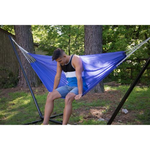 Stansport Packable Malibu Nylon Hammock Royal Blue