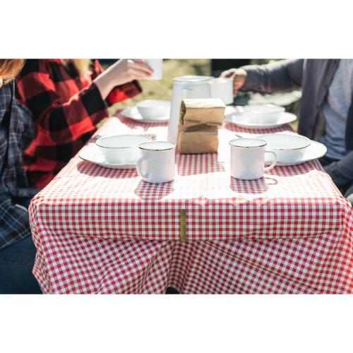 Stansport Picnic Tablecloth With Clamps Combo Pack