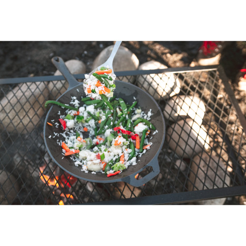 Stansport Pre-Seasoned Cast Iron Wok 12.5" Diameter