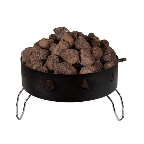 Stansport Propane Fire Pit With Lava Rocks