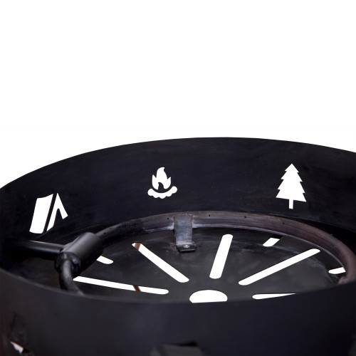 Stansport Propane Fire Pit With Lava Rocks