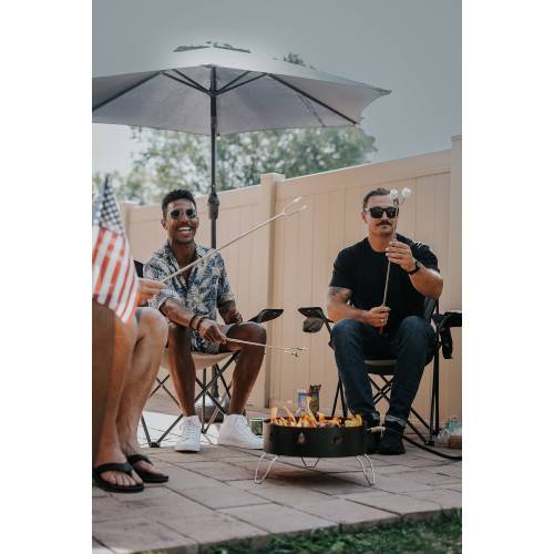 Stansport Propane Fire Pit With Lava Rocks