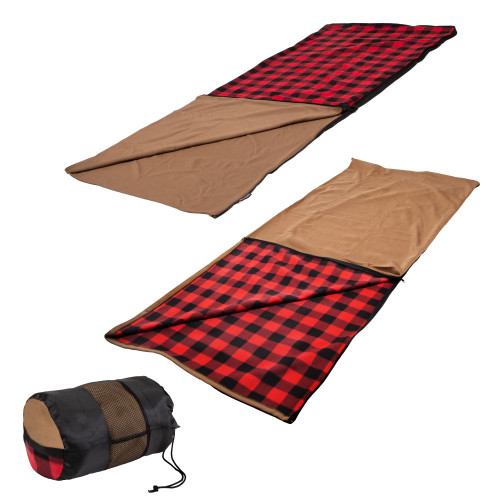stansport Reversible Fleece Sleeping Bag